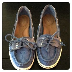Coach boat shoes